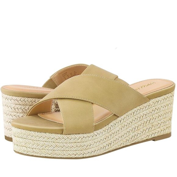 PIZZ ANNU Sandales Femme Été Compensées à Plateforme Escarpins Strass Sandale à Talon Compensé Mode Confort pour Soirée Mariage Chaussure Argent EU 36